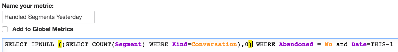 Parentheses.