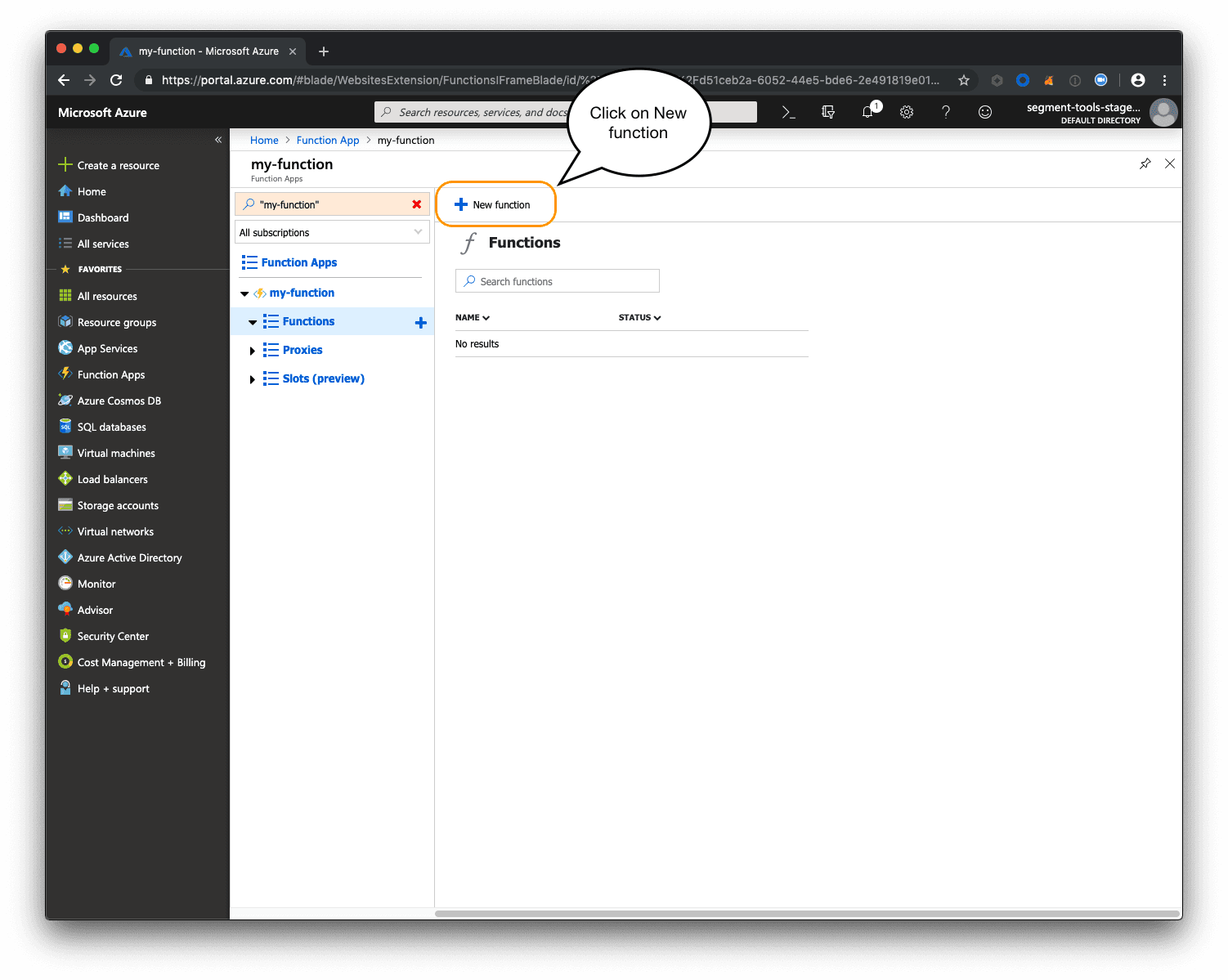 A screenshot of the function panel. .